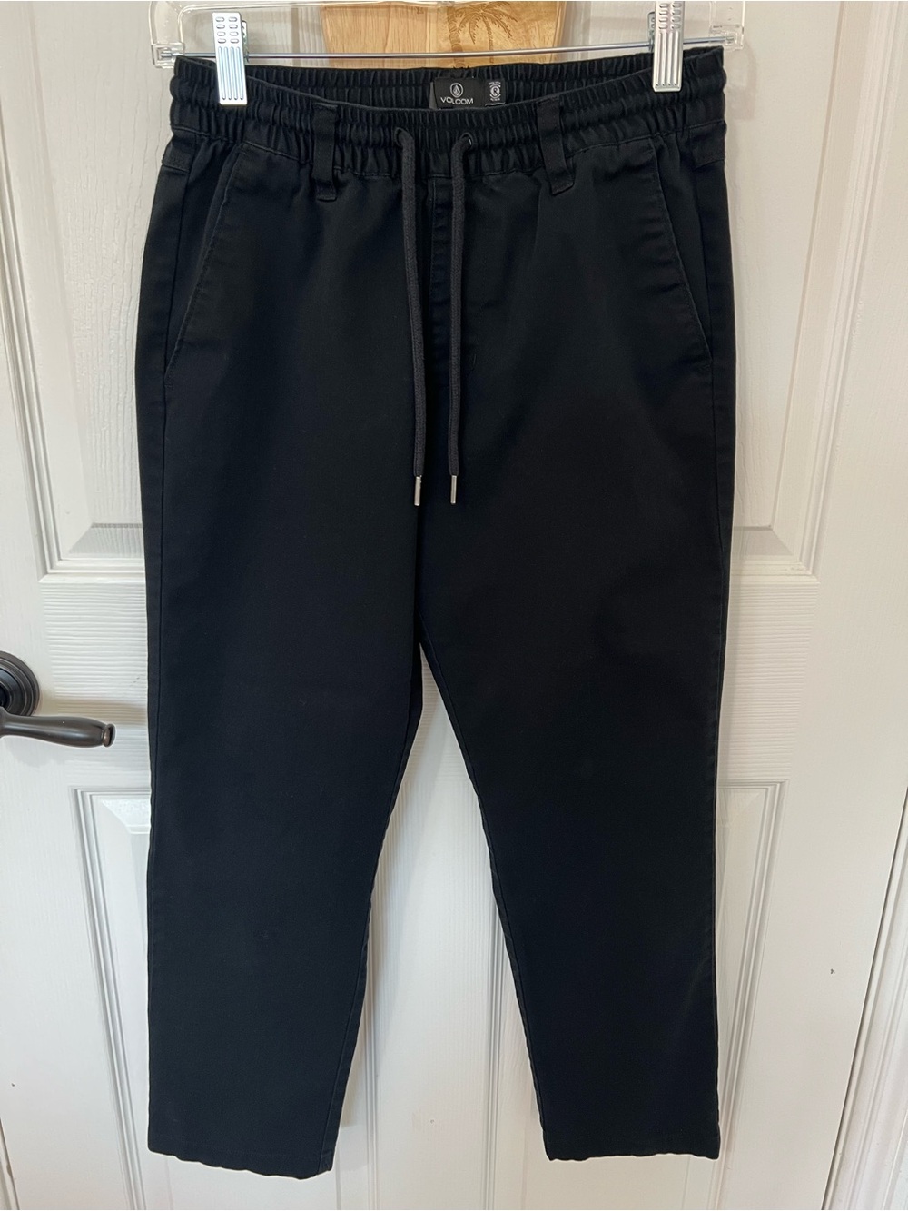 Volcom Boy’s Black Drawstring Chino Joggers